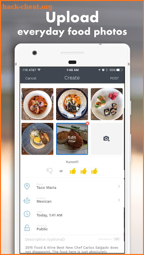 Yummi - Track and Explore Food with ease screenshot