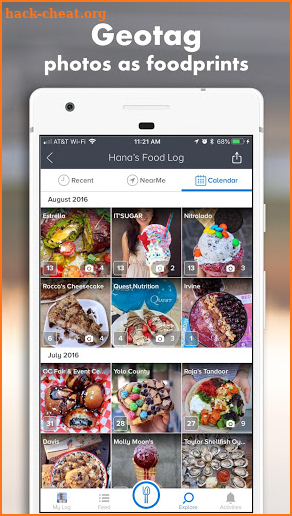Yummi - Track and Explore Food with ease screenshot