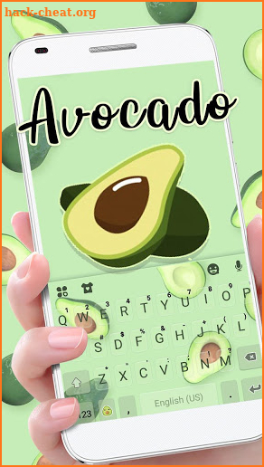 Yummy Avocado Keyboard Theme screenshot
