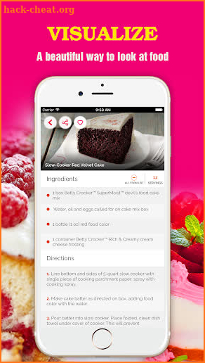 Yummy Cake Recipes Pro screenshot