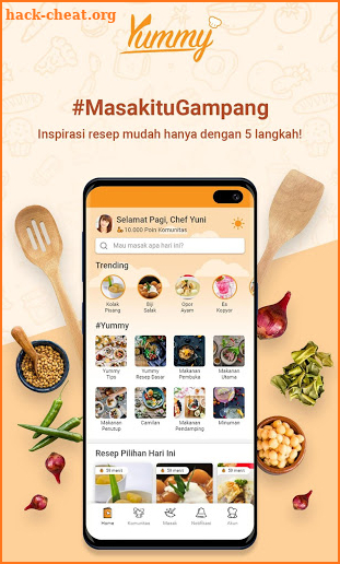 Yummy - Cari & Upload Resep Masakan screenshot
