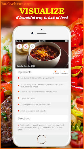 Yummy Chili Recipes Pro screenshot