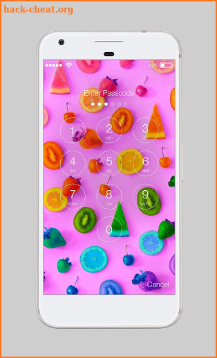 Yummy Delicious Sweets Fruits Lock Screen screenshot