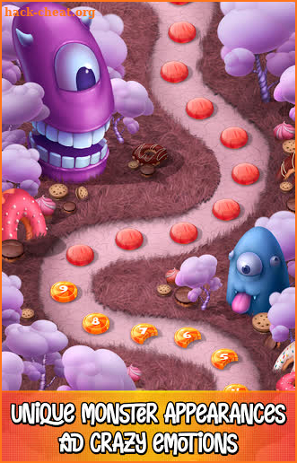 Yummy hunt – meet the candy lollipop puzzle game. screenshot