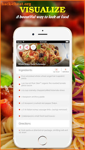 Yummy Pasta Recipes Pro screenshot