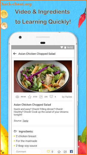 Yummy Recipes Cooking Taste Videos screenshot