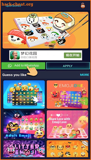 Yummy Sushi Emoji Stickers screenshot