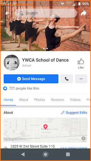 YWCA School of Dance screenshot