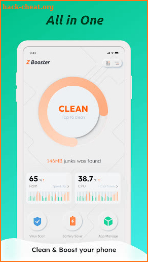Z Booster - Cleaner, Antivirus screenshot