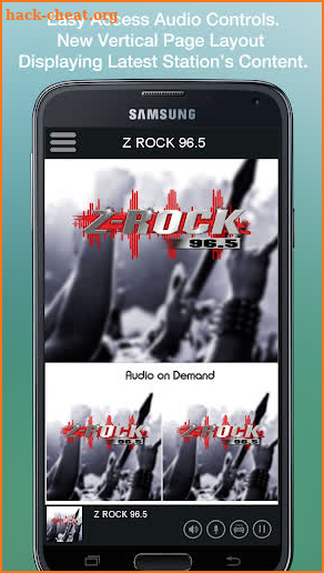 Z ROCK 96.5 screenshot