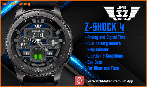 Z-SHOCK 4 Watchface for WatchMaker screenshot