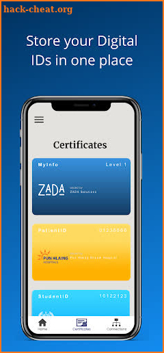 ZADA - your digital identity wallet screenshot