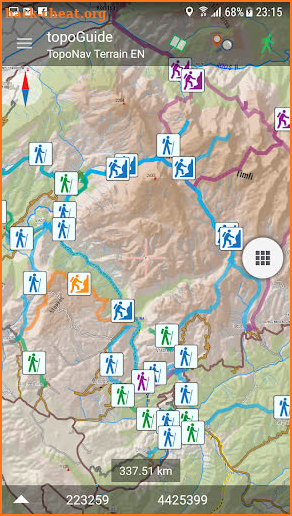 Zagori topoguide screenshot