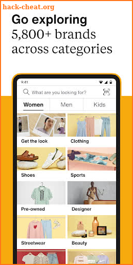 Zalando – online fashion store screenshot