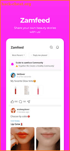 zamface- your makeup guide! screenshot