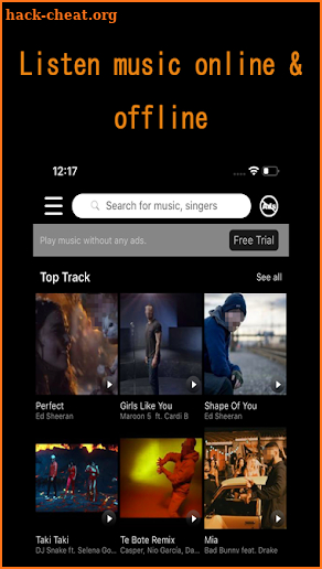 Zango Music Player screenshot