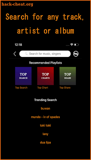 Zango Music Player screenshot