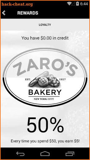 Zaro's Bakery screenshot