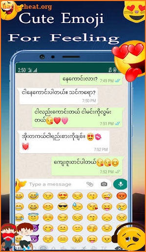 Zawgyi Keyboard 2021 : Myanmar Keyboard App screenshot