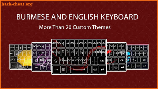 Zawgyi Keyboard, Myanmar Keyboard with Zawgyi Font screenshot