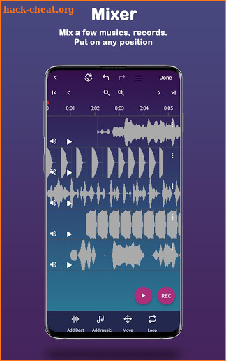 ZaZa BeatBox - Audio Editor, Drum Pad, Recorder screenshot