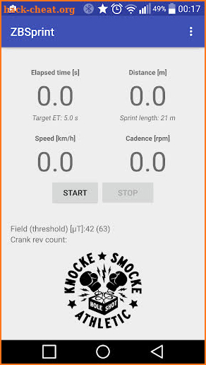 ZBSprint - BMX Sprint Timing screenshot