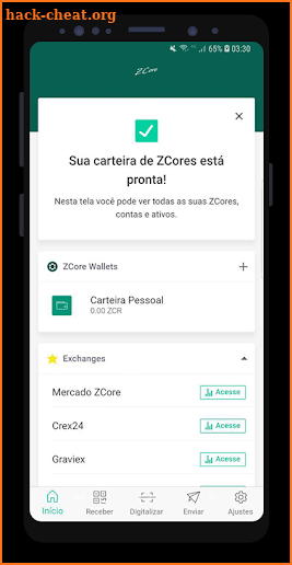 ZCore - Light and Safe Wallet screenshot