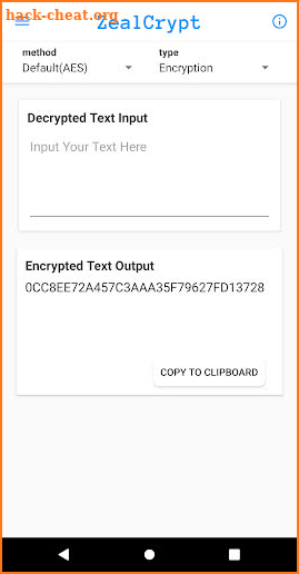 ZealCrypt - Encrypt & Decrypt screenshot