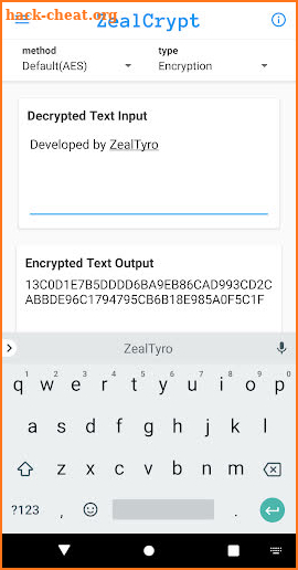 ZealCrypt - Encrypt & Decrypt screenshot