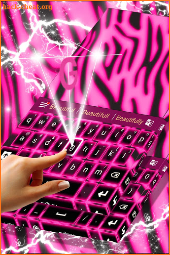 Zebra Keypad Neon screenshot