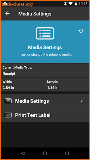 Zebra Printer Setup Utility screenshot