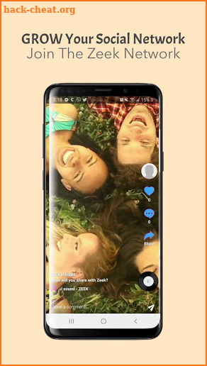 Zeek - Social Video Platform screenshot
