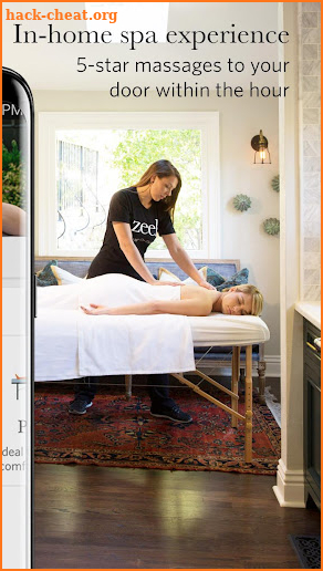 Zeel In-Home Massage Therapist screenshot