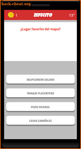 ZEFECITO Juego de Trivia screenshot