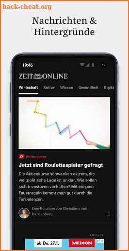ZEIT ONLINE - Nachrichten screenshot