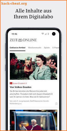 ZEIT ONLINE - Nachrichten screenshot