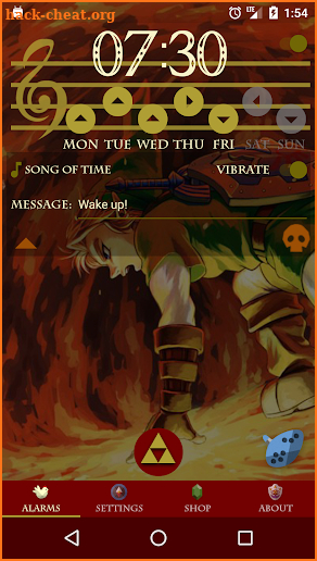 Zelda Alarm Clock screenshot