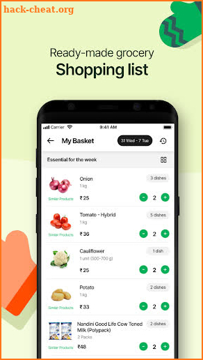 Zelish - Meal Planning, Grocery Shopping & Recipes screenshot