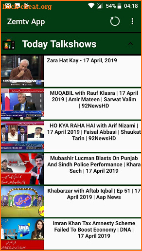 Zemtv App - Pakistani Talk Shows screenshot