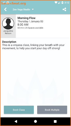 Zen Yoga Studio screenshot