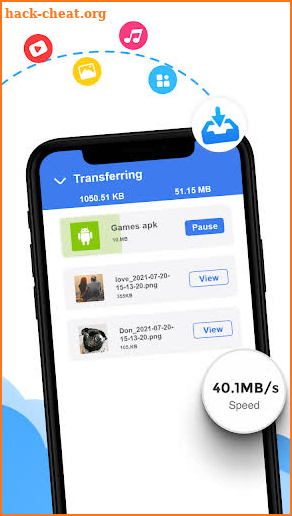 Zender file sharing app- fastest file transfer app screenshot