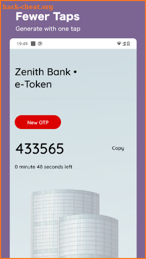 Zenith Bank eToken screenshot