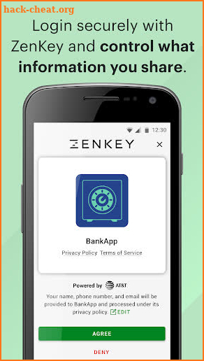 ZenKey Powered by AT&T screenshot