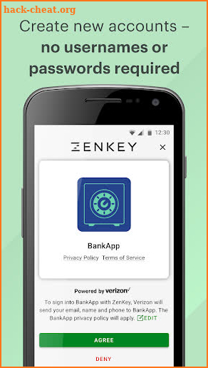 Zenkey Powered By Verizon screenshot