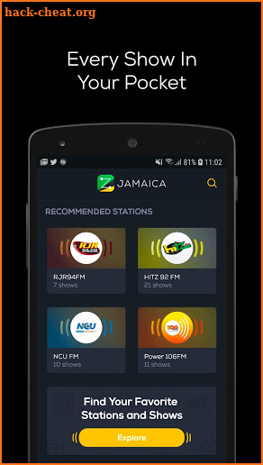Zeno Jamaica Radio screenshot