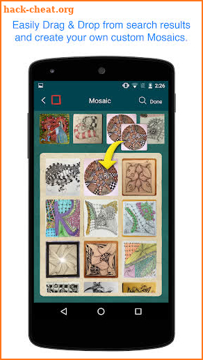 Zentangle Mosaic screenshot