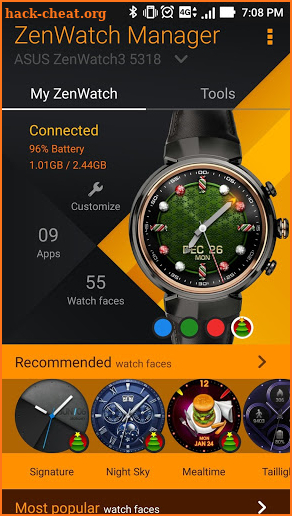 ZenWatch Manager screenshot