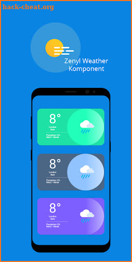 Zenyl - Weather Komponent for KLWP/KWGT screenshot