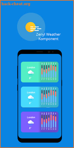 Zenyl - Weather Komponent for KLWP/KWGT screenshot