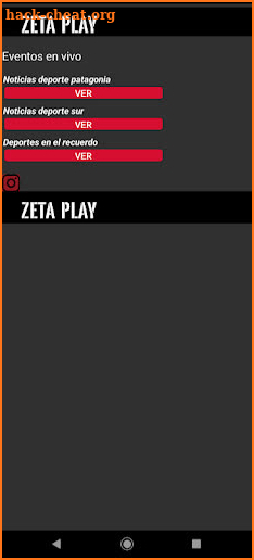 Zeta play fútbol screenshot